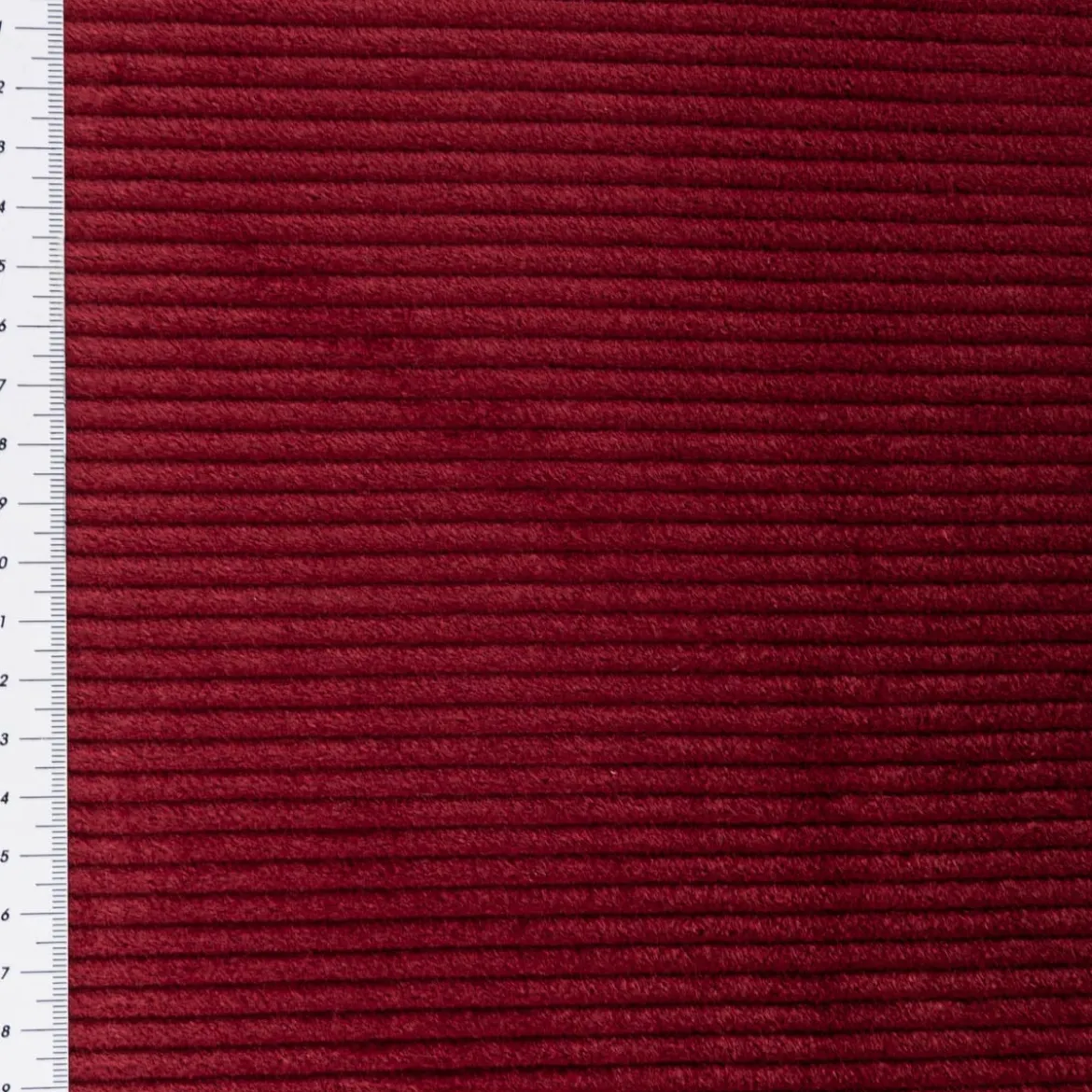 Cord Stoff aus Baumwolle Bekleidungsstoff Dekostoff 4,5W grob vorgewaschen einfarbig red wine weinrot 1,4m Breite