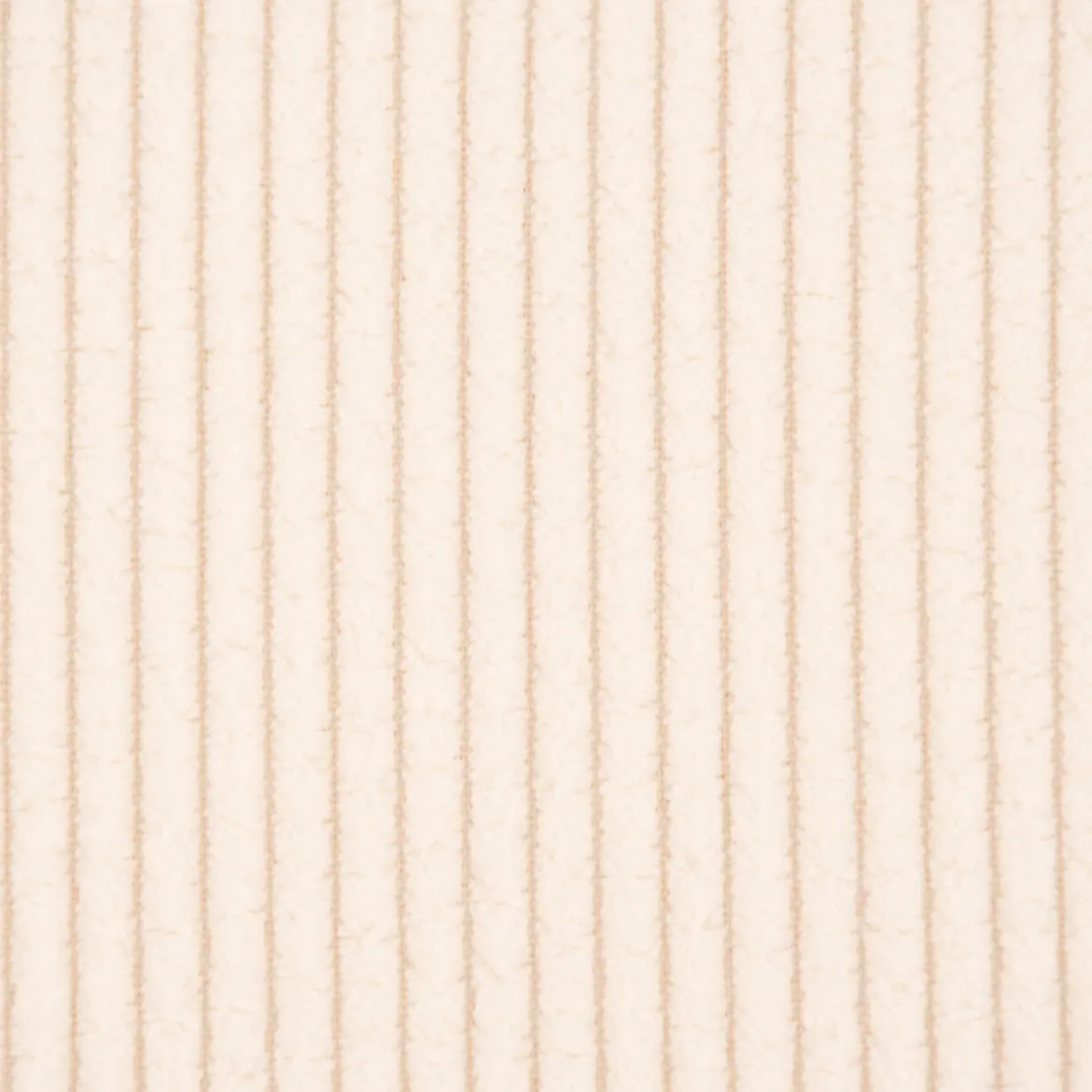 Cordstoff Bubble mit Plüsch Rückseite Doubleface Bekleidungsstoff Dekostoff ecru 1,45m Breite