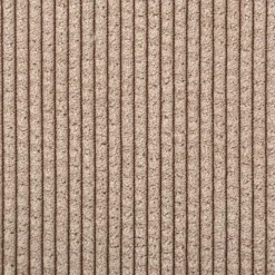 Cordstoff Bubble mit Plüsch Rückseite Doubleface Bekleidungsstoff Dekostoff sand ecru 1,45m Breite