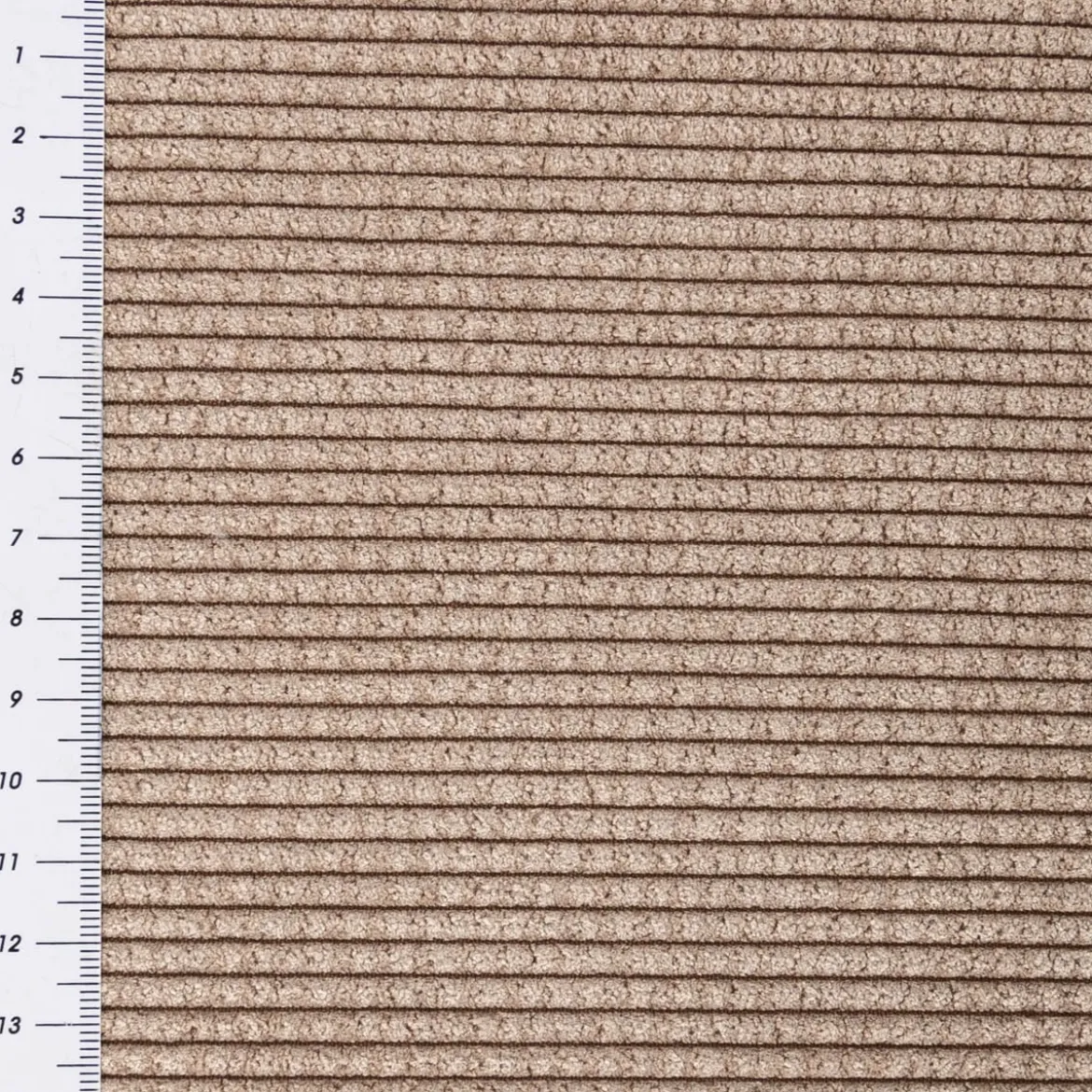 Cordstoff Bubble mit Plüsch Rückseite Doubleface Bekleidungsstoff Dekostoff sand ecru 1,45m Breite