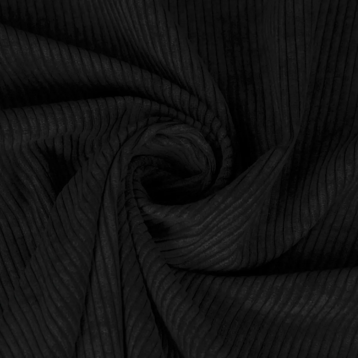 Cordstoff Cord Dekostoff Corduroy schwarz 1,45m Breite