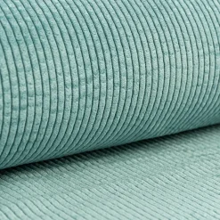 Cordstoff Cord Meterware einfarbig mint 1,50m Breite