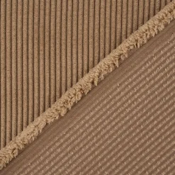 Cordstoff Cord Meterware einfarbig beige 1,50m Breite