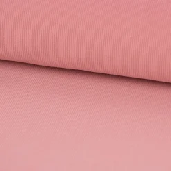 Cordstoff Feincord Baumwolle Meterware einfarbig rosa 1,45m Breite