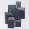 Creativ Company Anhänger mit leichter Struktur 20 Stück einfarbig dunkelblau 3x8cm