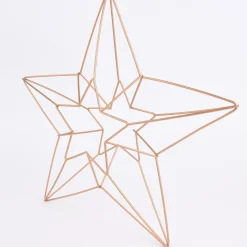 Creativ Company Anhänger Stern aus Metall goldfarbig 34x35cm