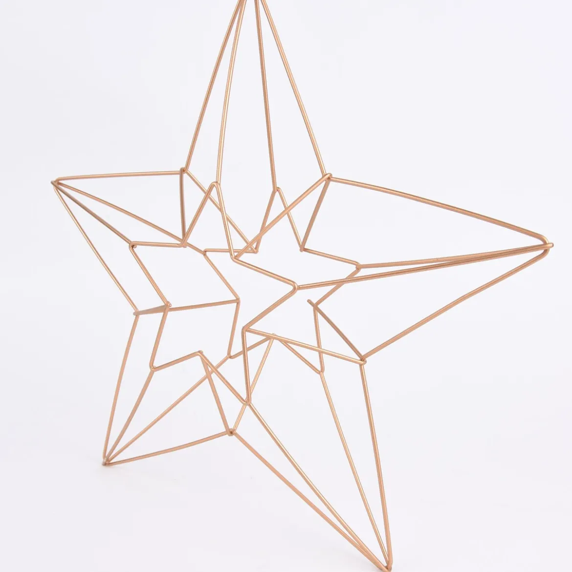 Creativ Company Anhänger Stern aus Metall goldfarbig 34x35cm