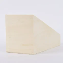 Creativ Company Aufbewahrungskiste mit abgesenktem Rand 2 Fächer rechteckig ohne Griffe 10x19,5x12cm