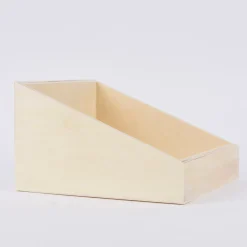 Creativ Company Aufbewahrungskiste mit abgesenktem Rand quadratisch ohne Griffe 19,5x19,5x12cm