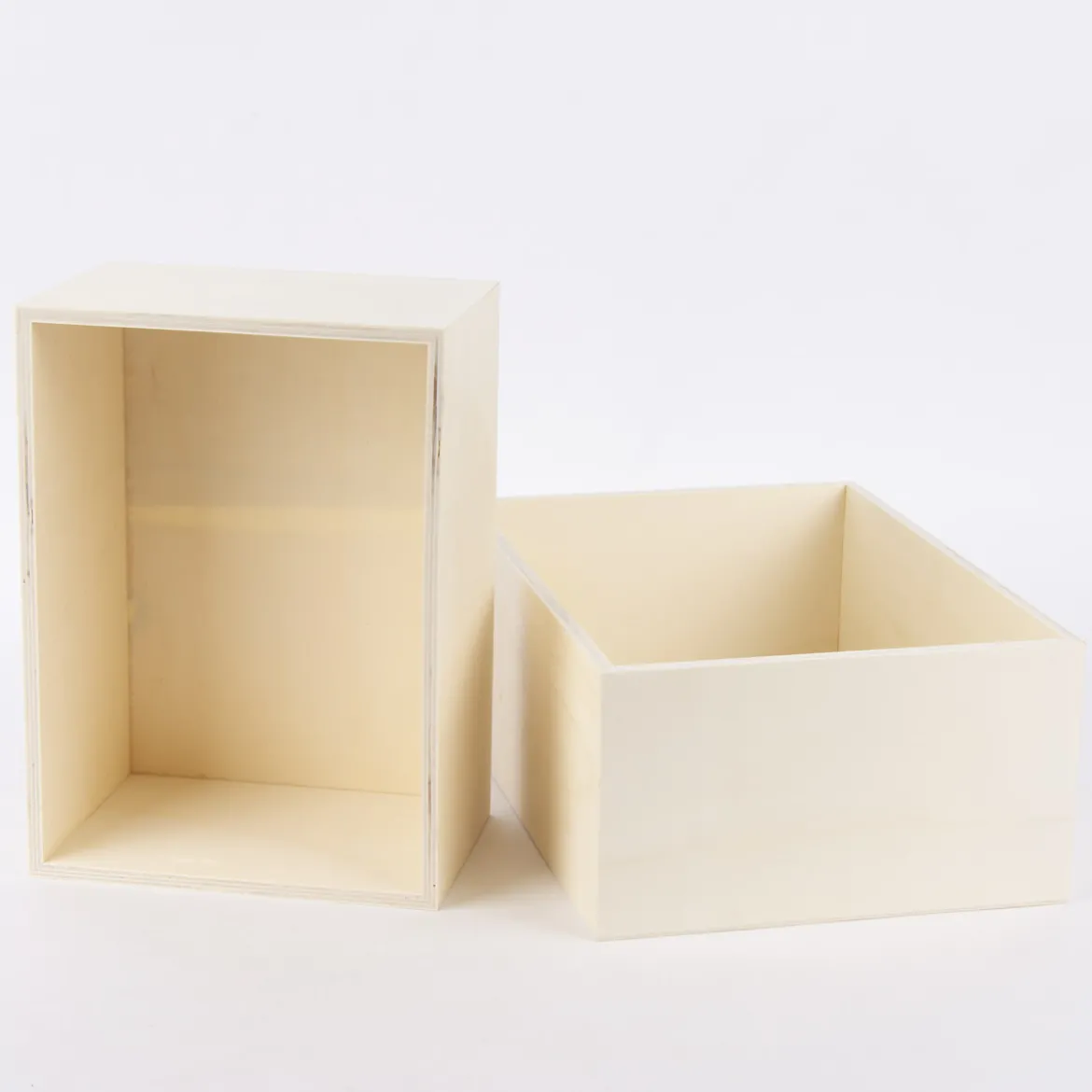 Creativ Company Aufbewahrungsboxen rechteckig ohne Griffe 2er Set verschieden groß 31x22,5cm