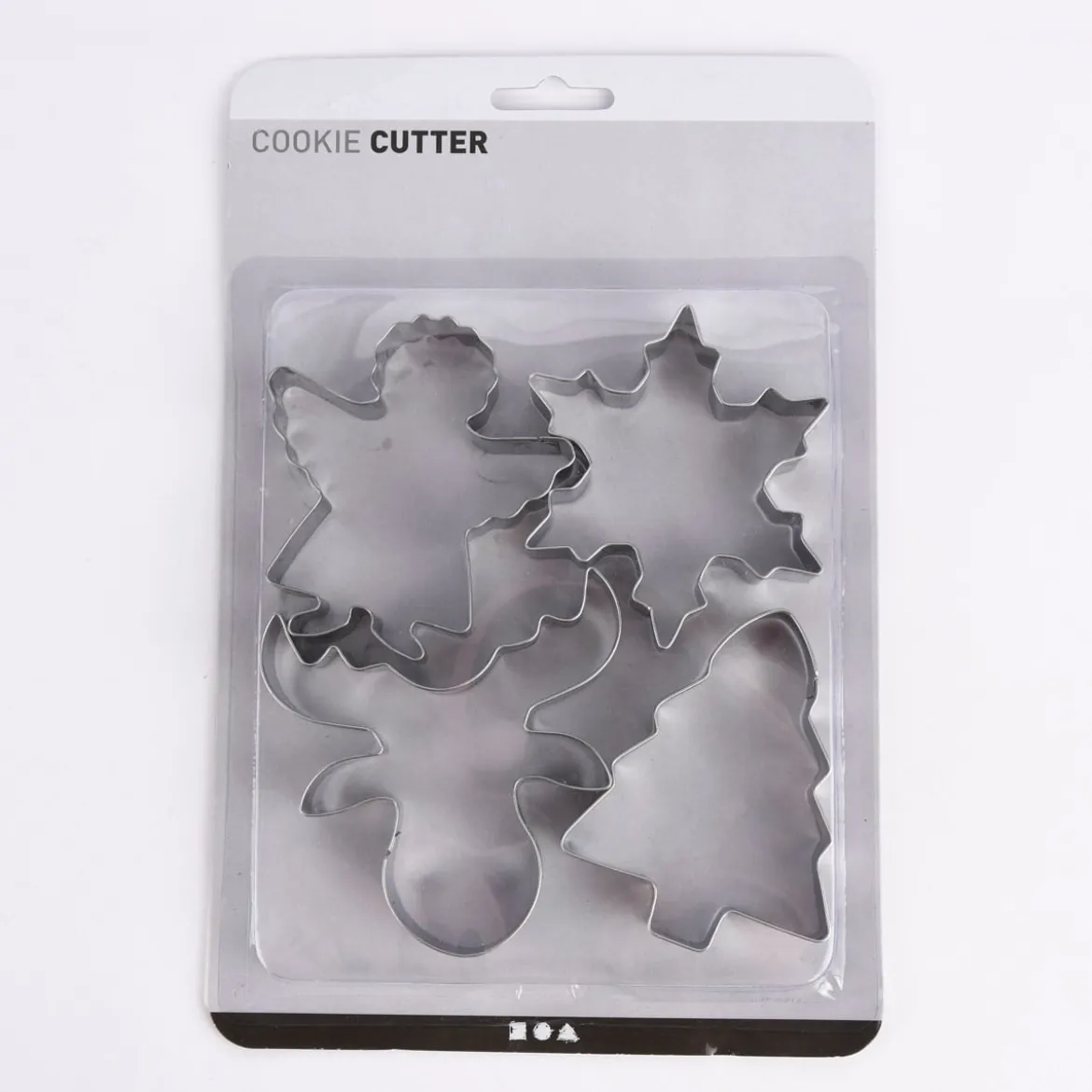Creativ Company Ausstechförmchen Weihnachtsmotive 4 Stück Metall verschiedene Größen