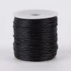 Creativ Company Baumwollband gewachst 1mm schwarz 100m