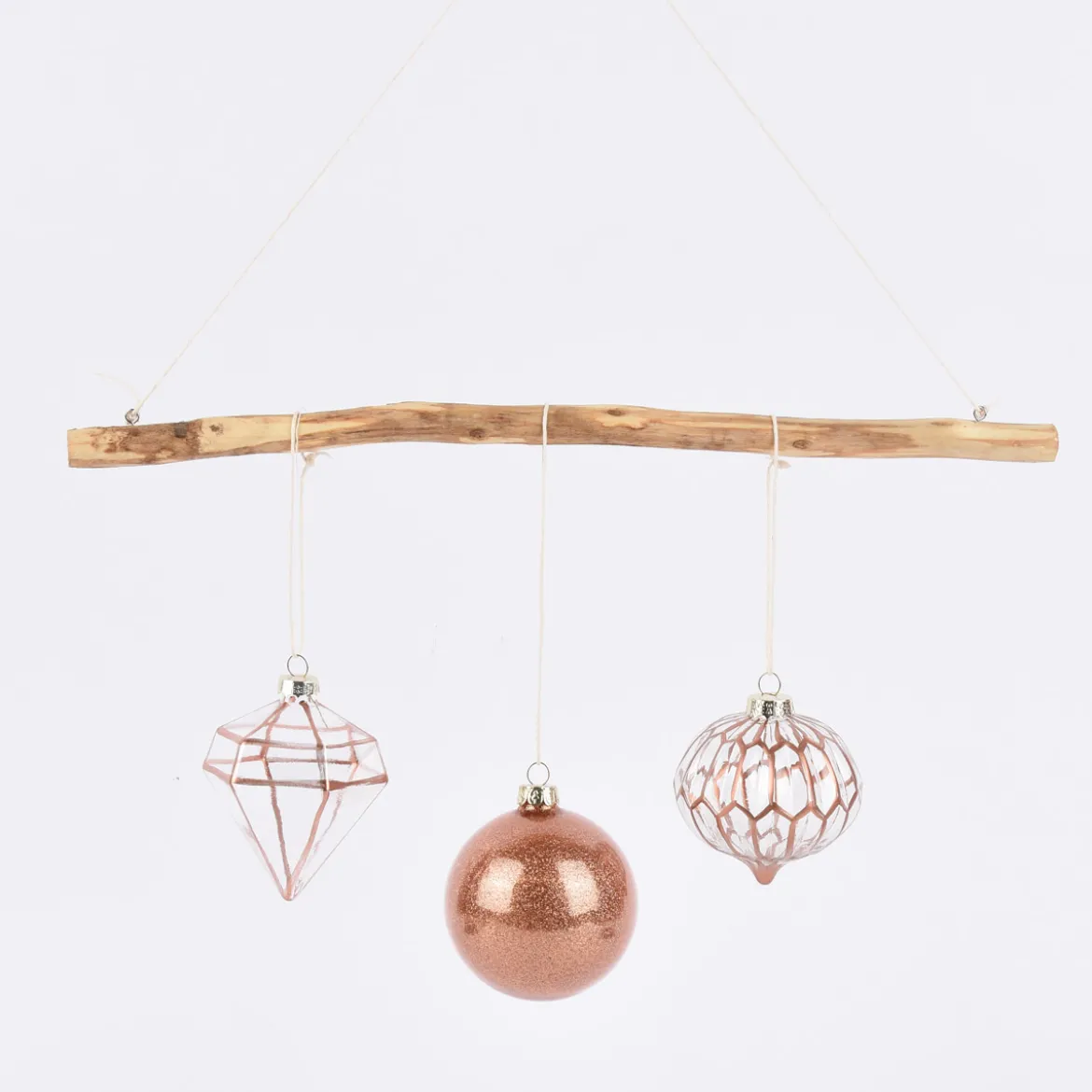 Creativ Company Dekoast mit 2 Ösen Holz natur L: 60cm