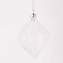 Creativ Company Dekohänger Diamantform Glas 3 Stück 8cm