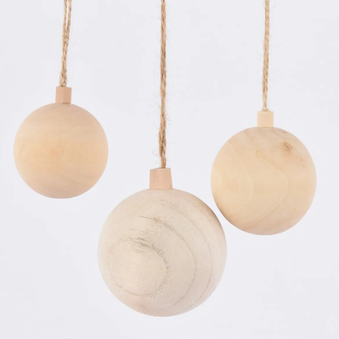 Creativ Company Dekohänger Holzkugel mit Schnur natur 5,5cm