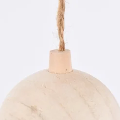 Creativ Company Dekohänger Holzkugel mit Schnur natur 6,4cm