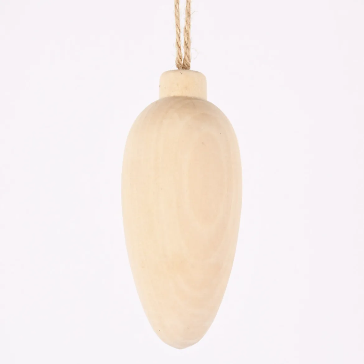 Creativ Company Dekohänger Zapfen aus Holz mit Schnur natur 4,5x9cm