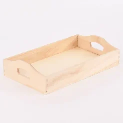 Creativ Company Deko Tablett rechteckig mit Griffen 30x17x5cm