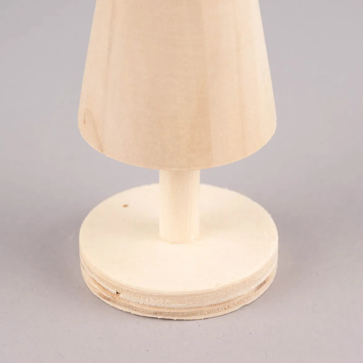 Creativ Company Deko Tannenbaum klein Holz naturbelassen 5x15,5cm