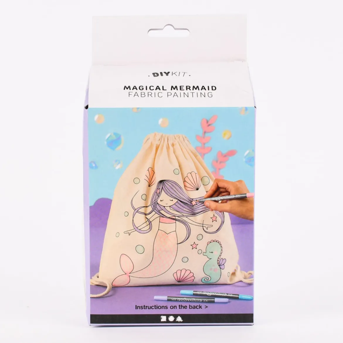 Creativ Company DIY Kit Magische Meerjungfrau Stoffbeutel