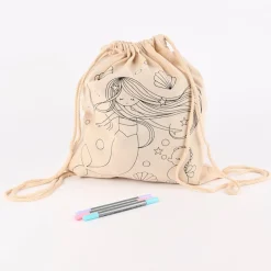Creativ Company DIY Kit Magische Meerjungfrau Stoffbeutel