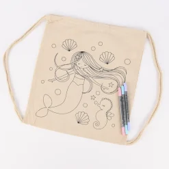 Creativ Company DIY Kit Magische Meerjungfrau Stoffbeutel