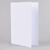 Creativ Company Doppelkarte blanko mit Struktur 10er Pack weiß 10,5x15cm