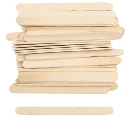 Creativ Company Eisstäbchen Holz Stäbchen 30 Stück 11x1cm