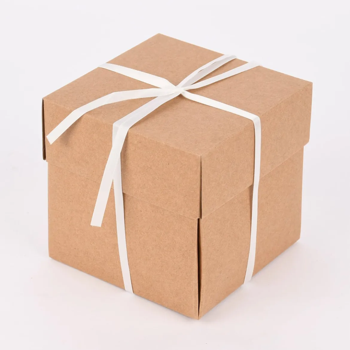 Creativ Company Geschenkbox Explosionsbox natur 12x12x12cm