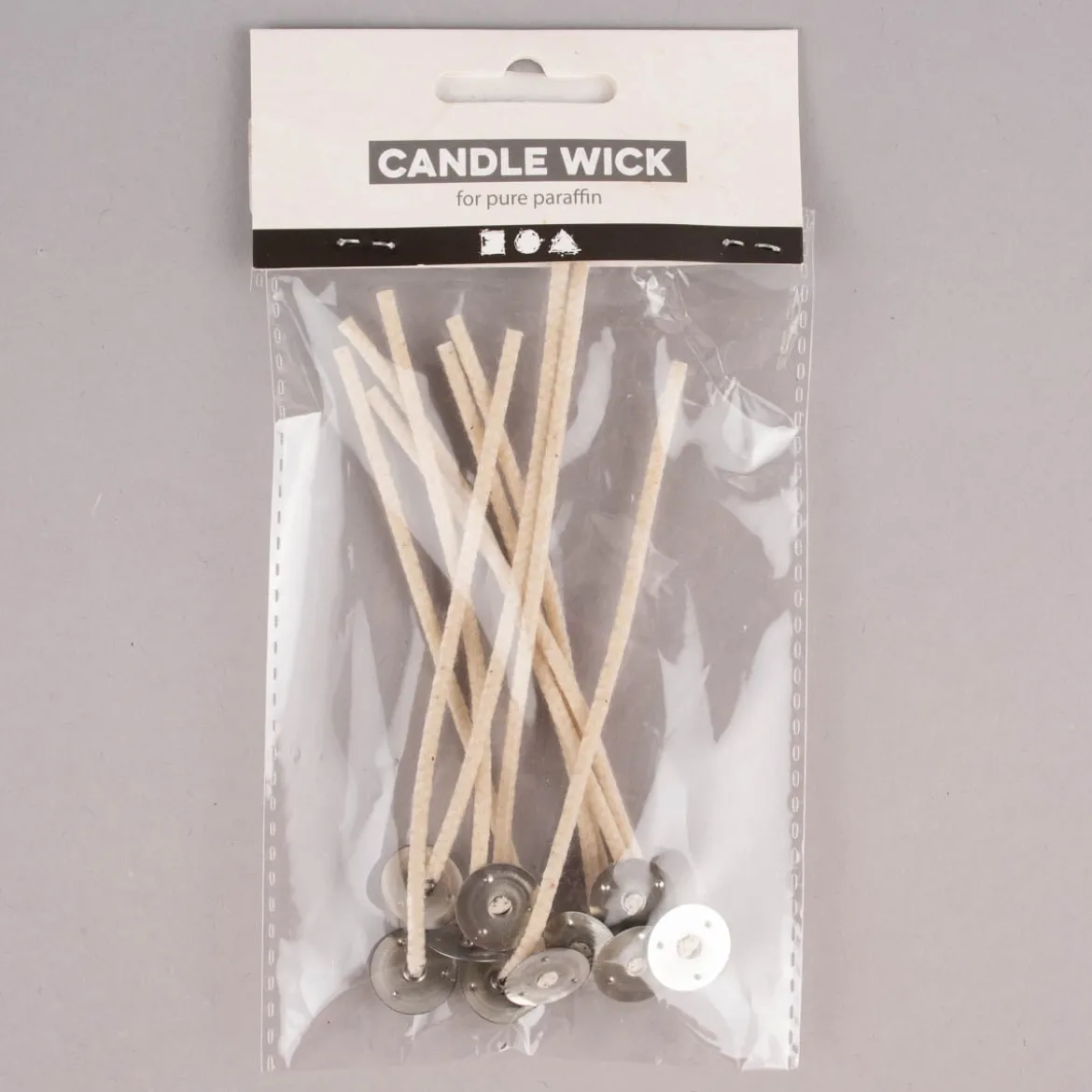 Creativ Company Gewachste Kerzendochte 10 Stück Länge 11cm