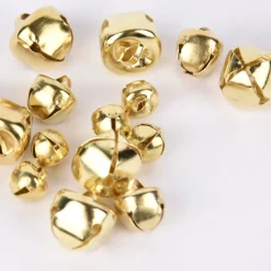 Creativ Company Glöckchen goldfarbig 18 Stück sortiert 3 verschiedene Größen