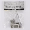 Creativ Company Halterung für Bilder und Rahmen 10 Stück silberfarbig 0,5x4cm