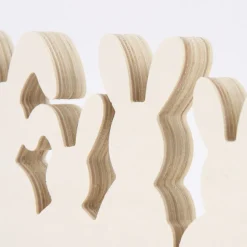 Creativ Company Hasenfamilie Holz blanko 30x11cm