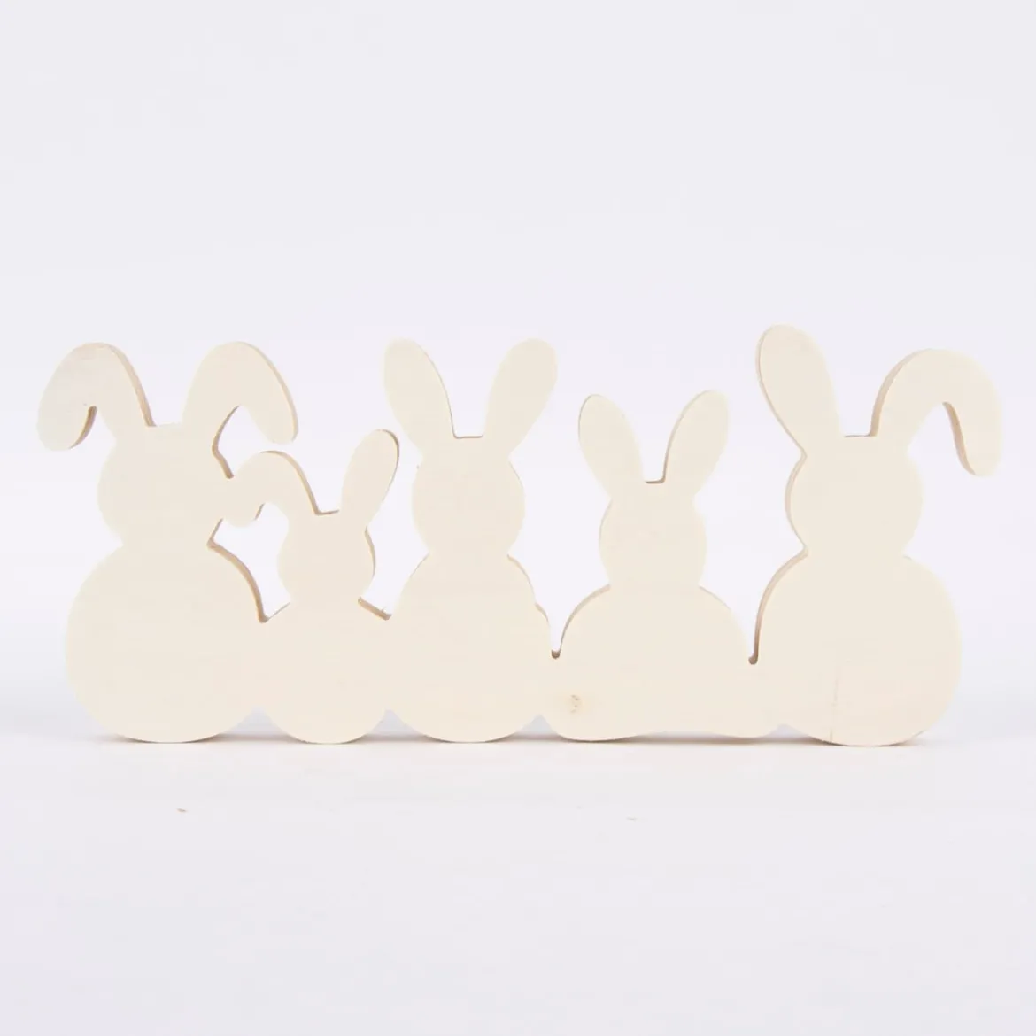 Creativ Company Hasenfamilie Holz blanko 30x11cm