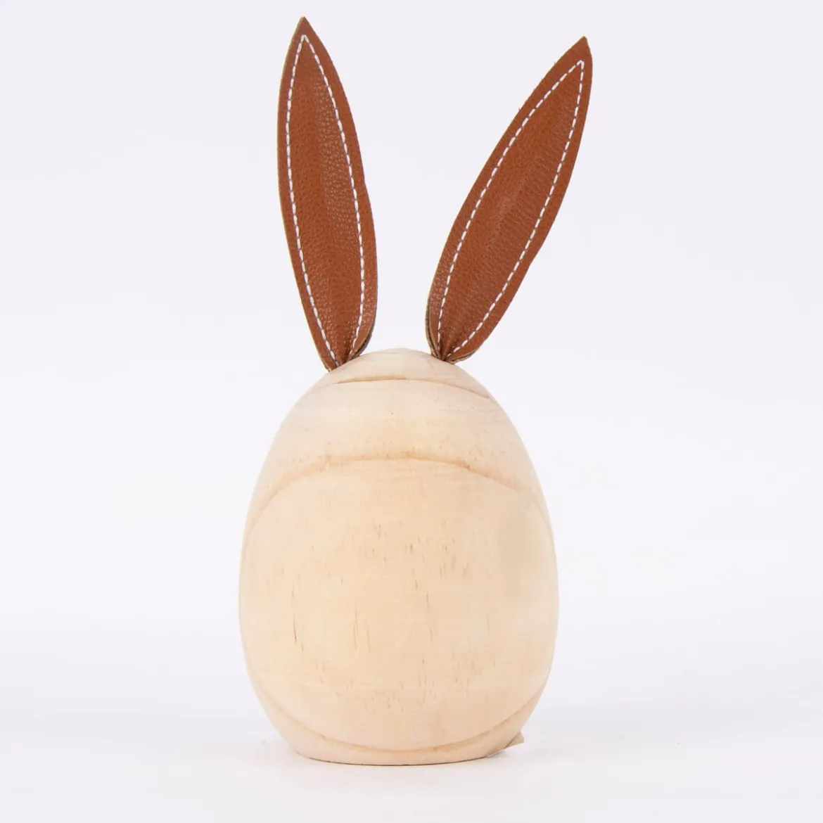 Creativ Company Holzei mit Hasenohren Kiefernholz pur 8x19cm