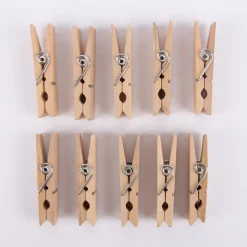Creativ Company Holzklammer 10 Stück mittel Holz 7,2x2cm