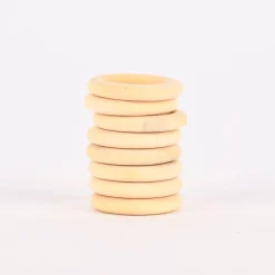 Creativ Company Holzring Gardinenring 8 Stück 3,5cm