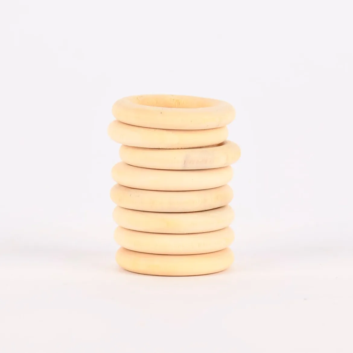 Creativ Company Holzring Gardinenring 8 Stück 3,5cm