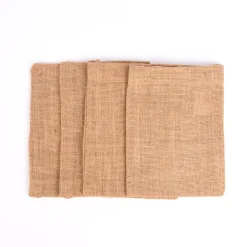 Creativ Company Jutebeutel 4 Stück braun 15x20cm