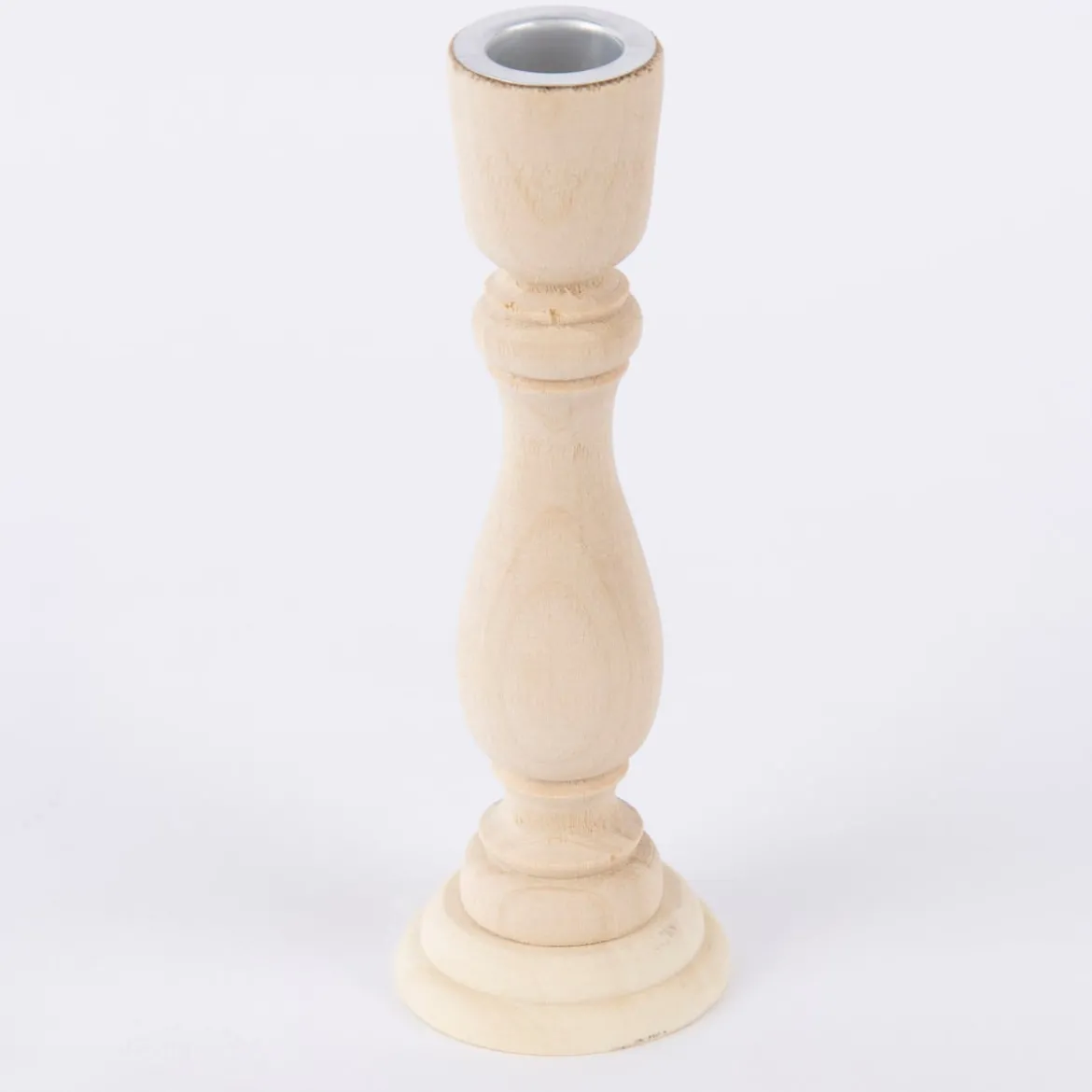 Creativ Company Kerzenhalter für Stabkerzen Holz 5,5x16,5cm