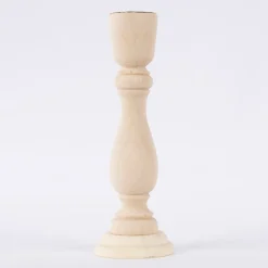 Creativ Company Kerzenhalter für Stabkerzen Holz 5,5x16,5cm