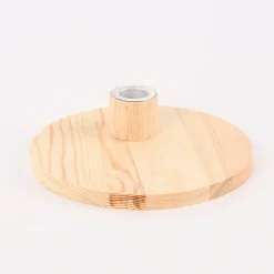 Creativ Company Kerzenhalter für Stabkerzen Kiefernholz pur 16x4cm