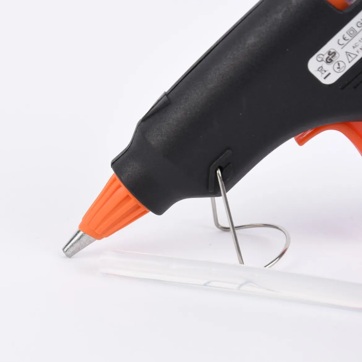 Creativ Company Kleine Klebepistole Niedrigtemperatur mit 2 Klebesticks 13cm