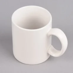 Creativ Company Kleine Tasse Porzellan blanko weiß 6x7cm