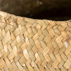 Creativ Company Korb aus Seegras mit Henkeln rund natur 27x27cm
