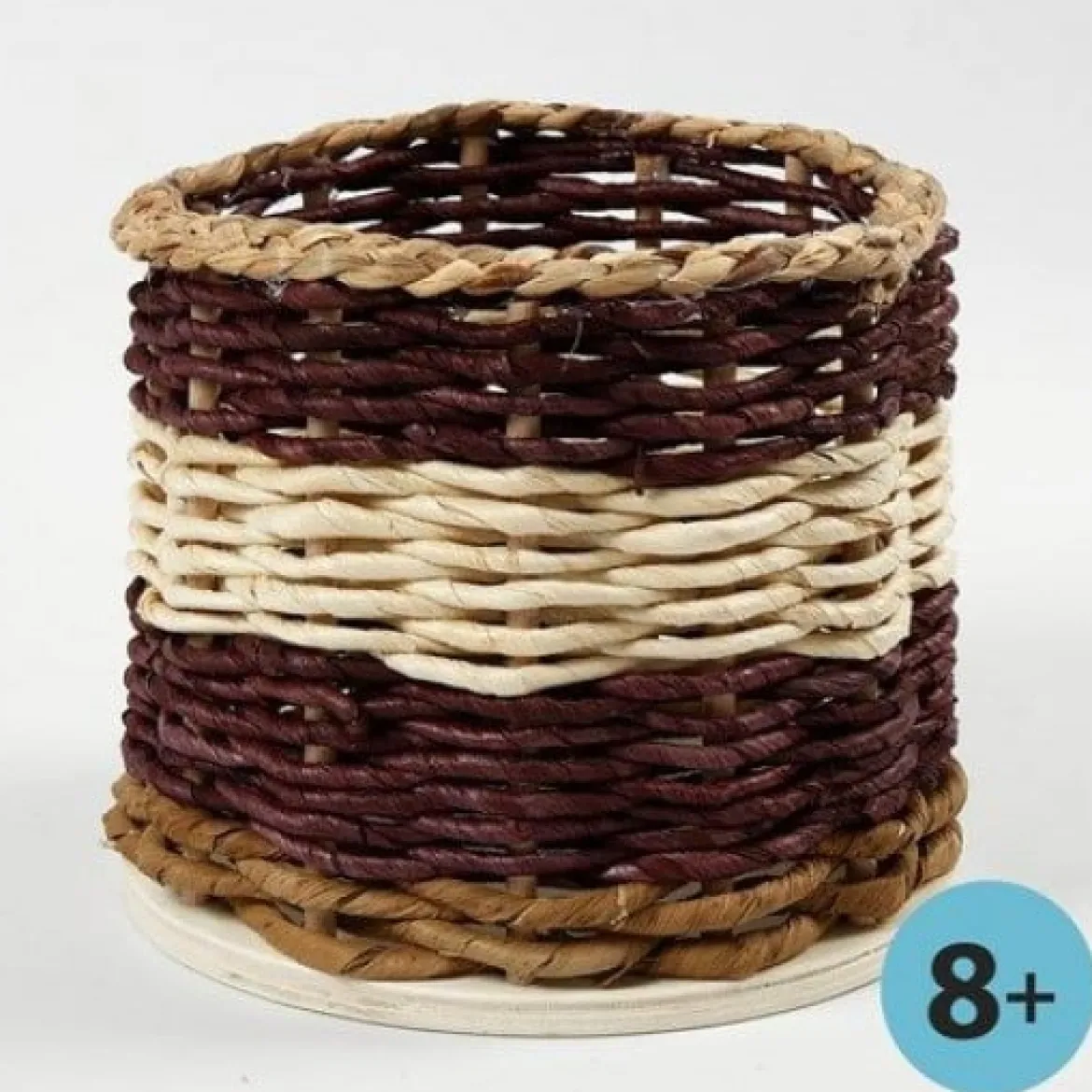 Creativ Company Korbflecht-Basis blanko Holz 12cm
