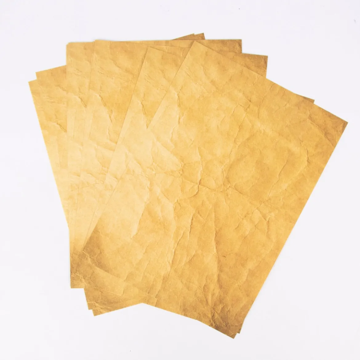 Creativ Company Kraftpapier mit Knitteroptik braun 10 Blatt A4 21x29,7cm