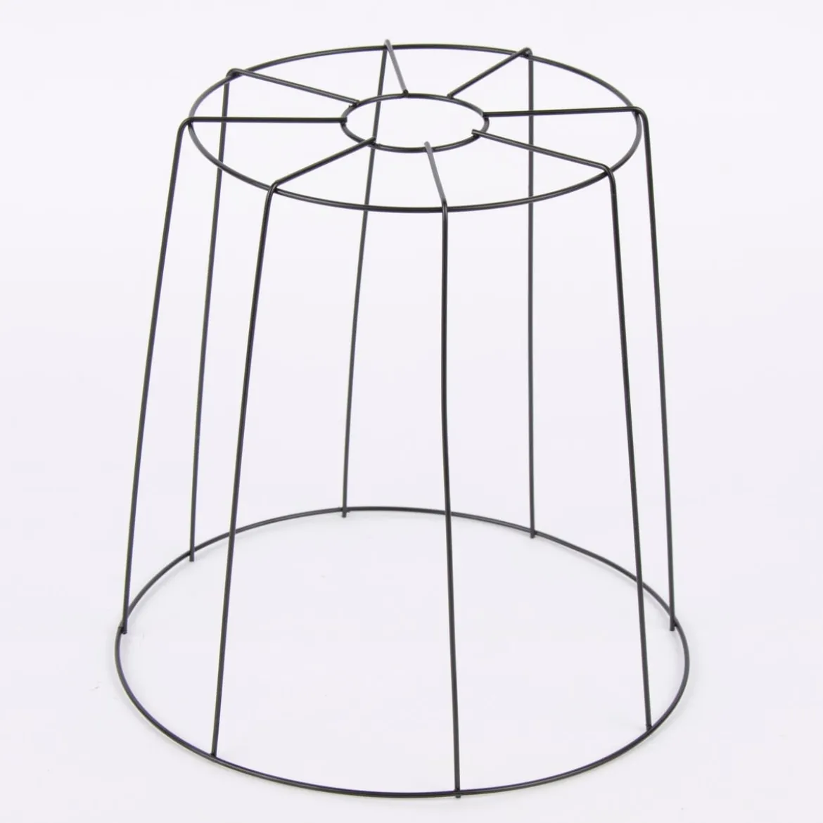 Creativ Company Lampenschirm-Gestell Metall schwarz 20x20cm