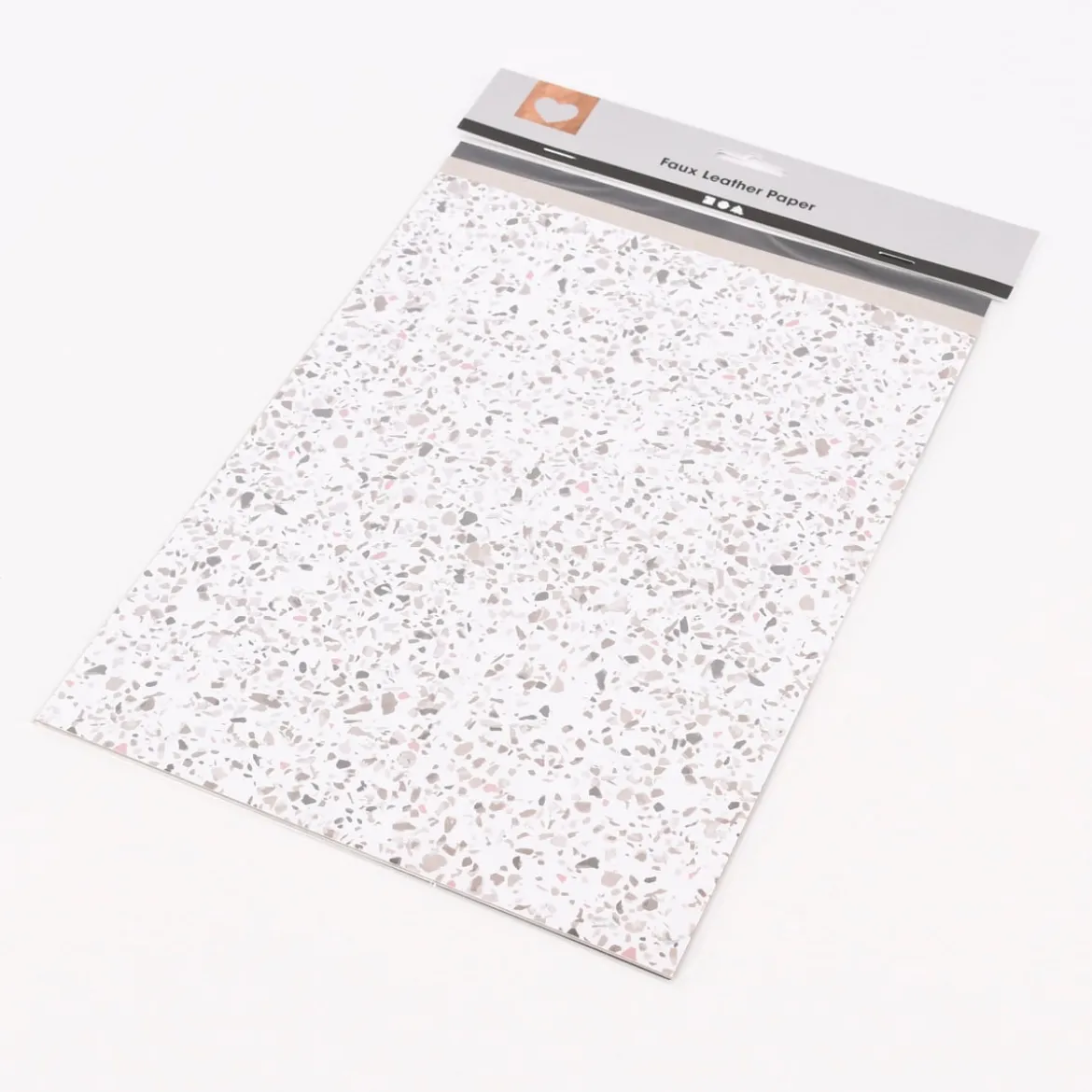 Creativ Company Lederpapier 3 Blatt verschiedene Designs Stärke 0,55mm weiß grau schwarz 21x27,5cm