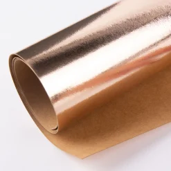 Creativ Company Lederpapier Bogen Stärke 0,55mm rosegoldfarbig 49x100cm